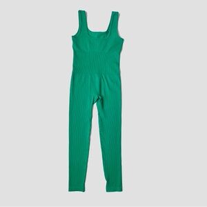 Women's Tracksuit Yoga Seamless Jumpsuit Ribbed One Piece Fitness Romper